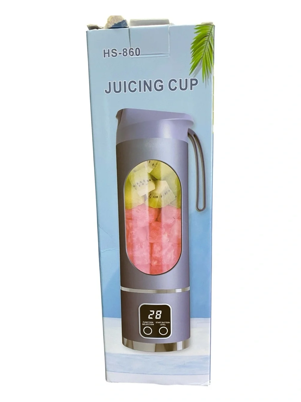 Portable White Personal Blender - Rechargeable Smoothie Maker